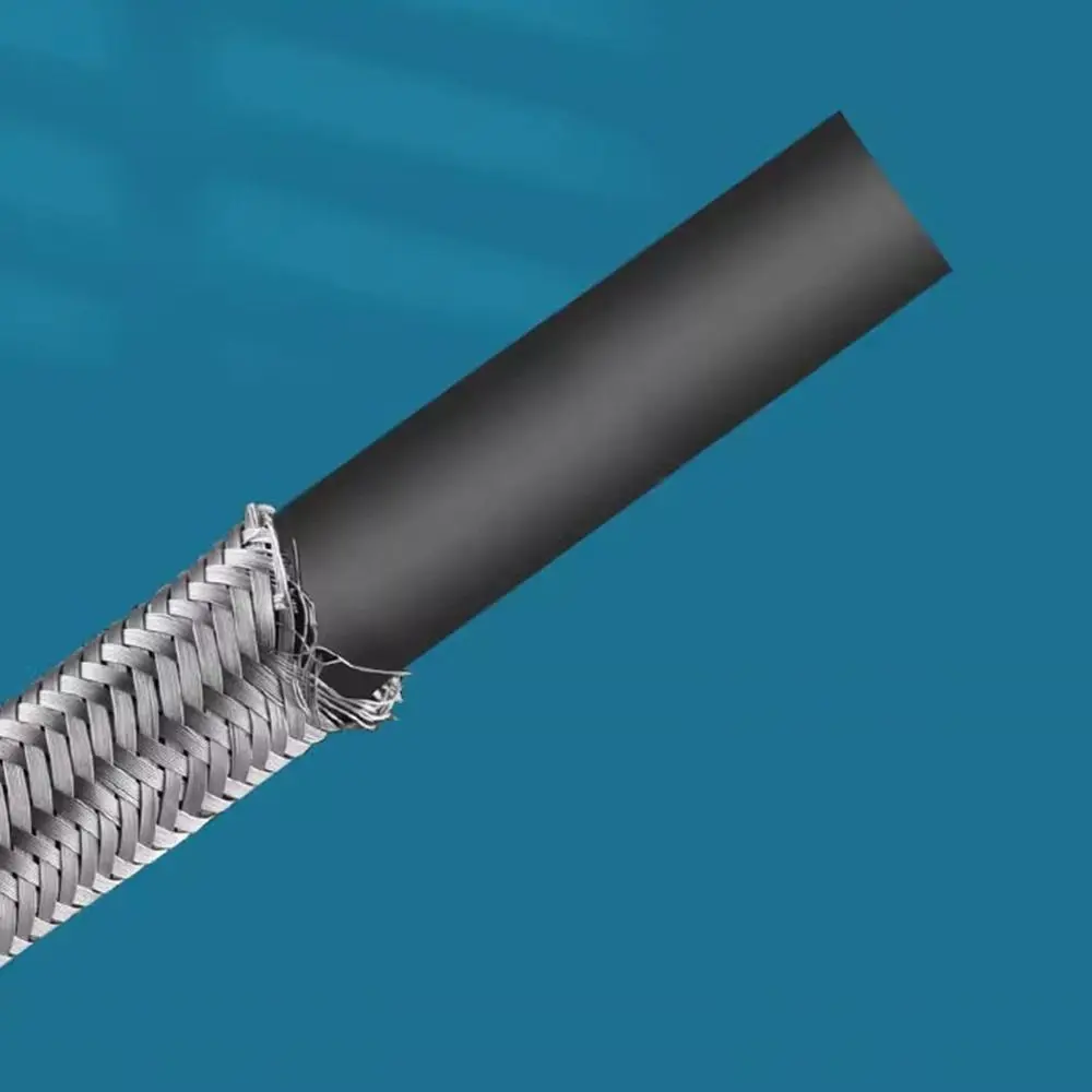 20-200CM Length Flexible Shower Hose Stainless Steel Internal Threaded Braided Hose External Threaded Adjustable Length