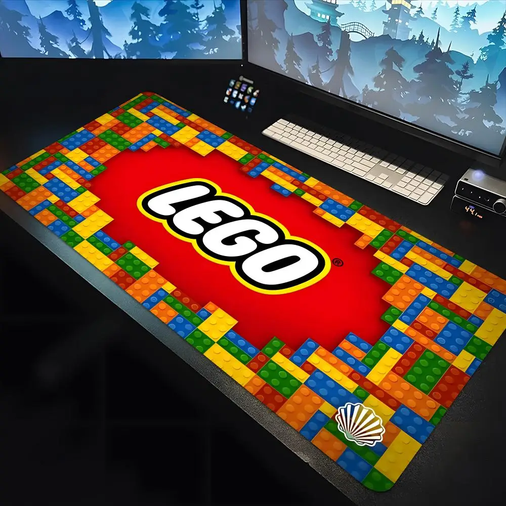 L_LEGOS Game Mouse Pad large keyboard mouse desk pad non-slip rubber gaming mouse pad laptop carpet 800x400mm 600x300 image 6