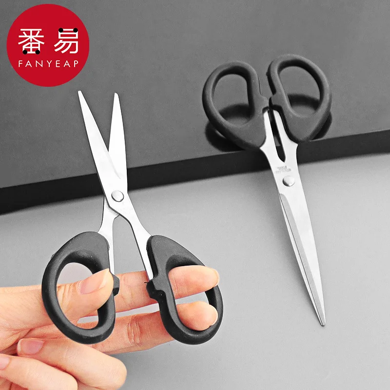 مقص A1P49-مقص صغير يدويا قطع الورق كتيب اللوازم المكتبية المنزلية الفن الطلاب المحمولة