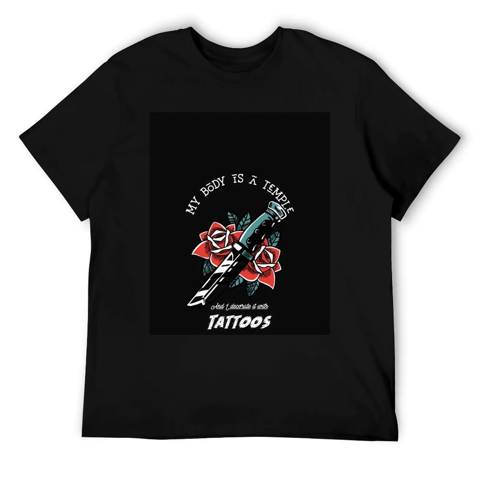 

My body is a temple, tattoos are my decoration Exmormon T-Shirt t shirt custom print mens graphic t shirts T-Shirt