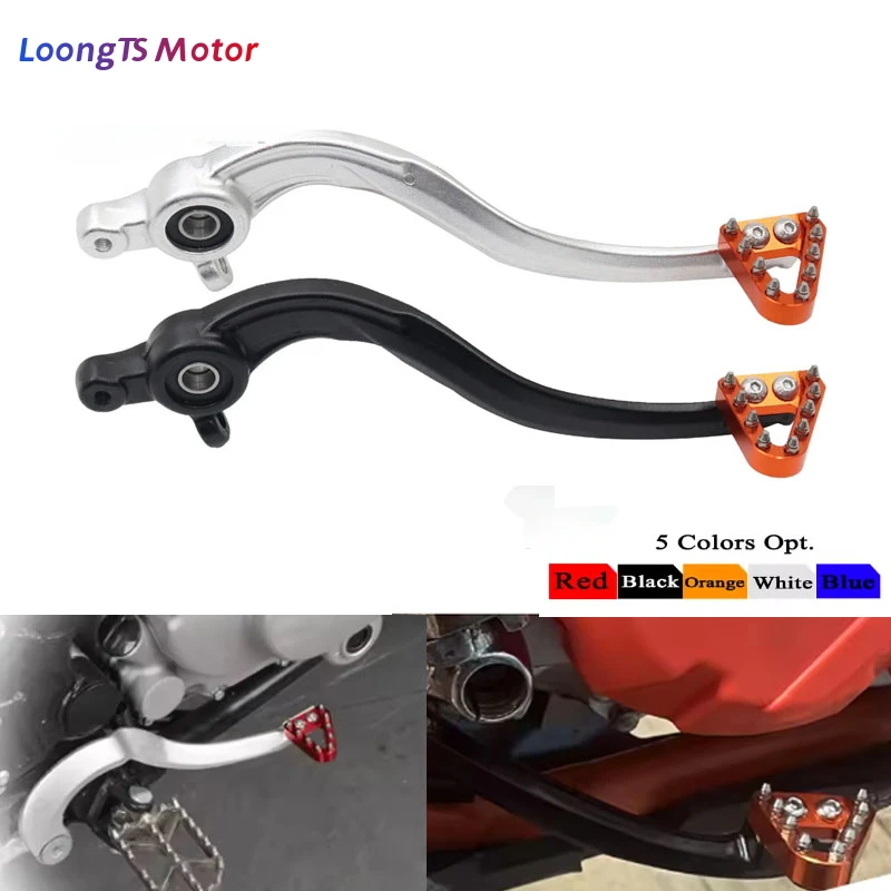 CNC Rear Pedal Brake Lever for Motorcycle Accessories Equipment Precision Machined Aluminum Alloy Anti-Slip for KTM & HUSQVARNA