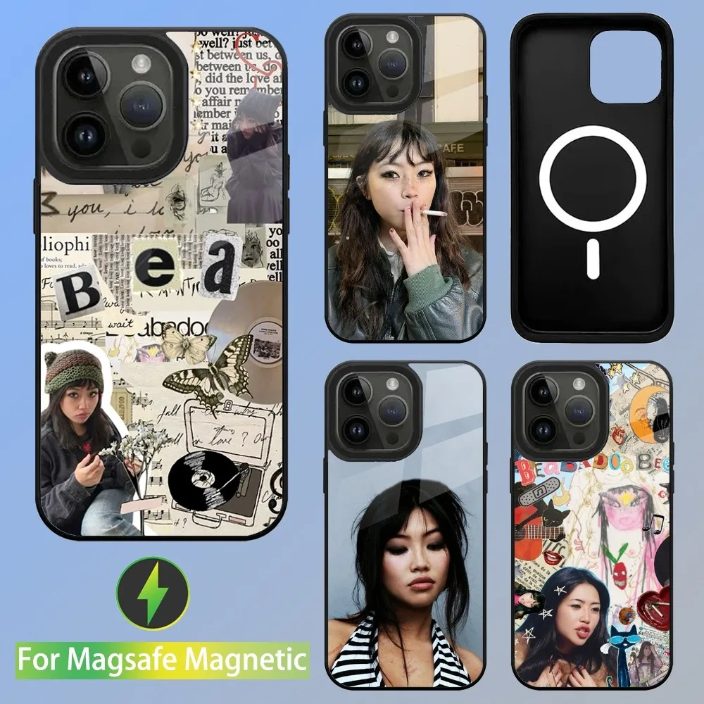 

Singer beabadoobee Phone Case For iPhone 16,15,14,13,12,11,Plus,Pro,Max Mini Magsafe Magnetic Wireless Charging