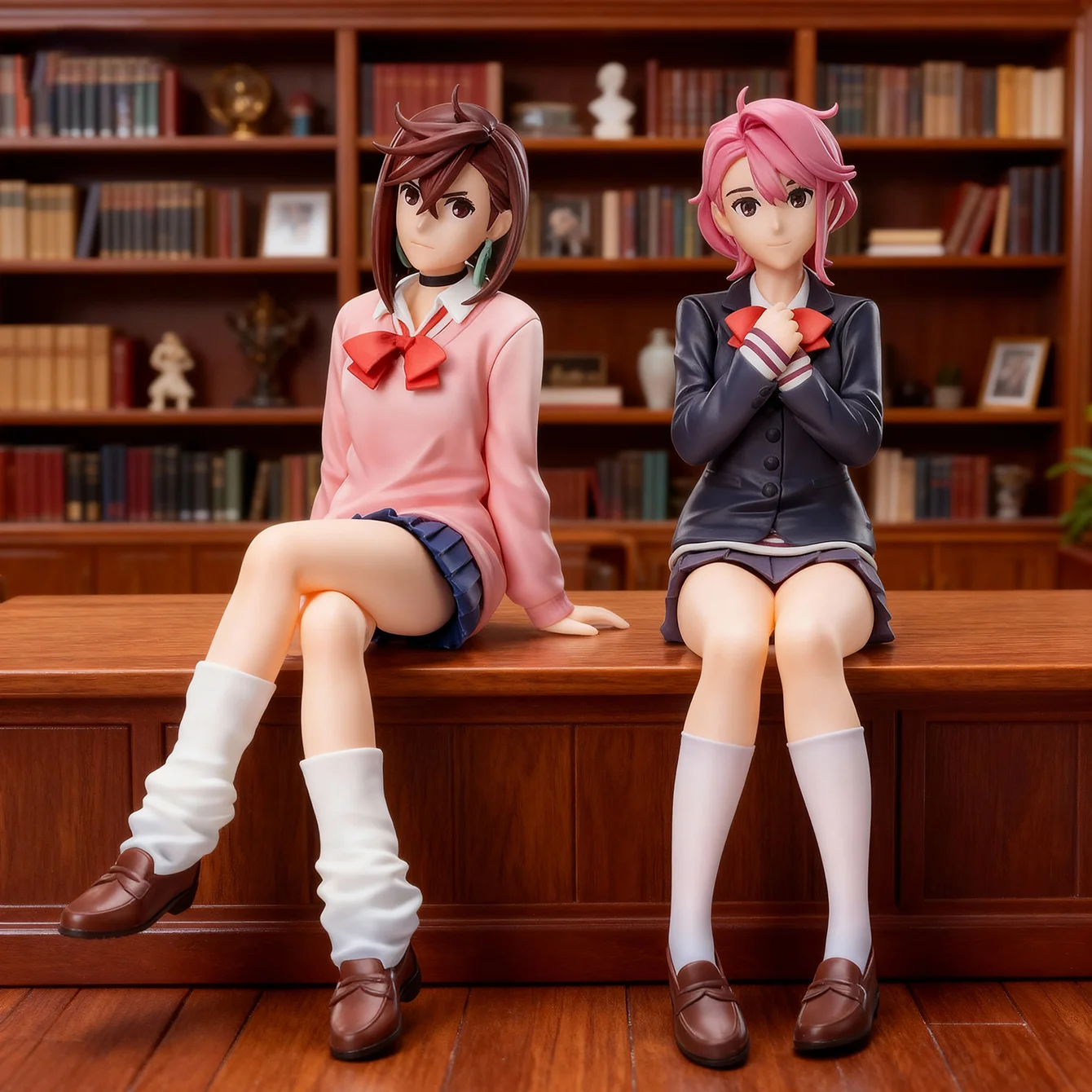 Image of Ayase Momo, Shiratori Aira, Dandadan, Anime-Figur, Anime-Merchandise, Anime-Geschenk für Freunde zum Geburtstag, Anime-Charakterfigur, Schreibtischdekoration, Feiertagsgeschenk, kleines Geschenk
