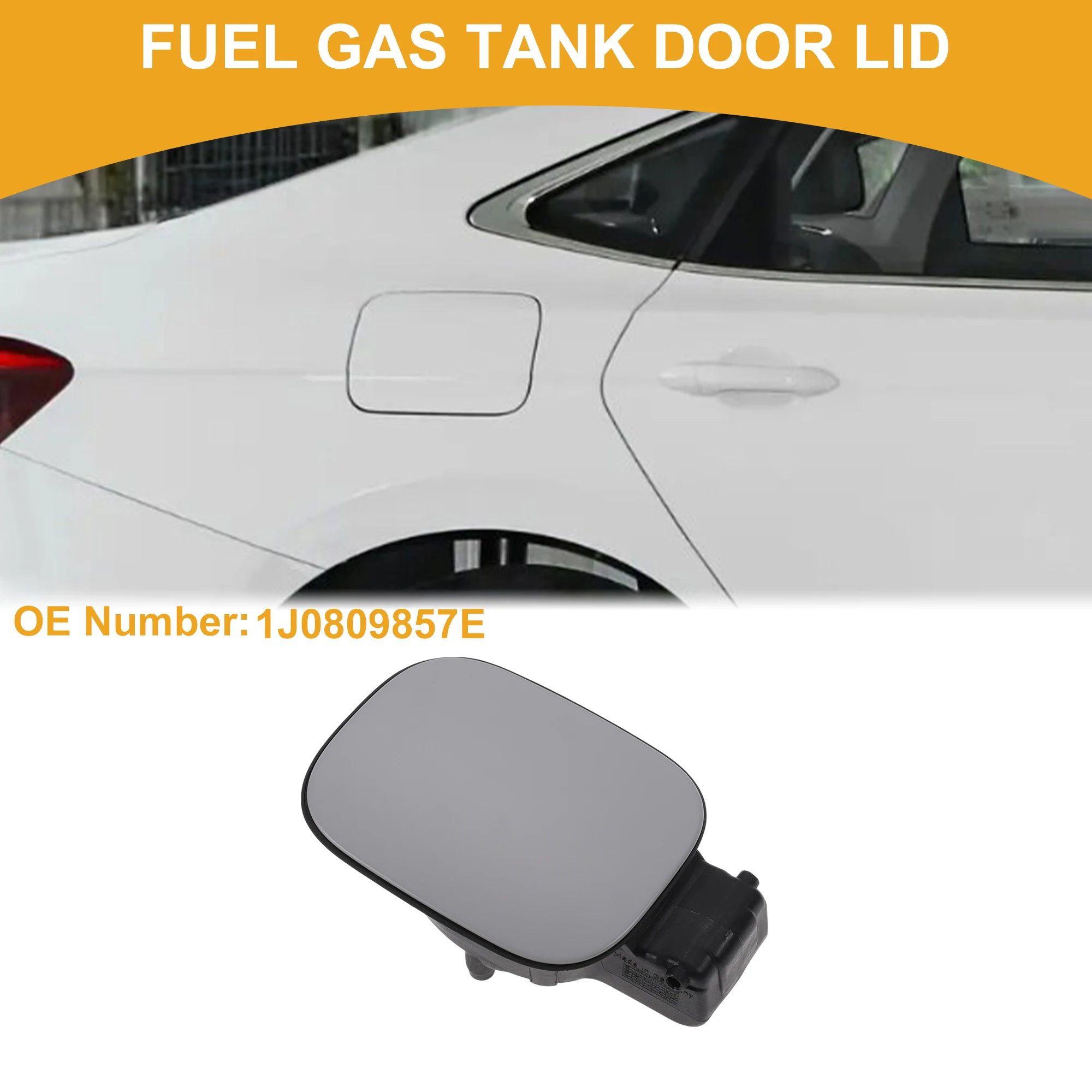 

UXCELL Fuel Tank Door Cap for Volkswagen Bora 1999-2005 Bolt Type No.1J0809857E Primer