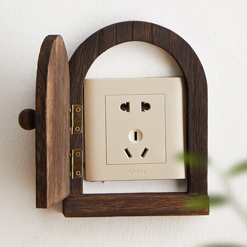 Solid Wood Switch Protective Sleeve