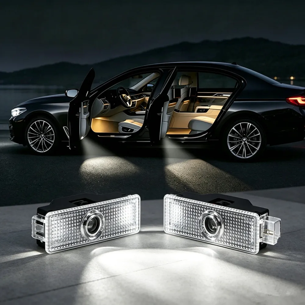 Für E87 E90 E60 F30 F10 F20 E87 E92 X5 E70 E91 E93 E46 G30 F31 F11 X4 LED Autotür-Logo Ghost Shadow Willkommenslicht Zubehör