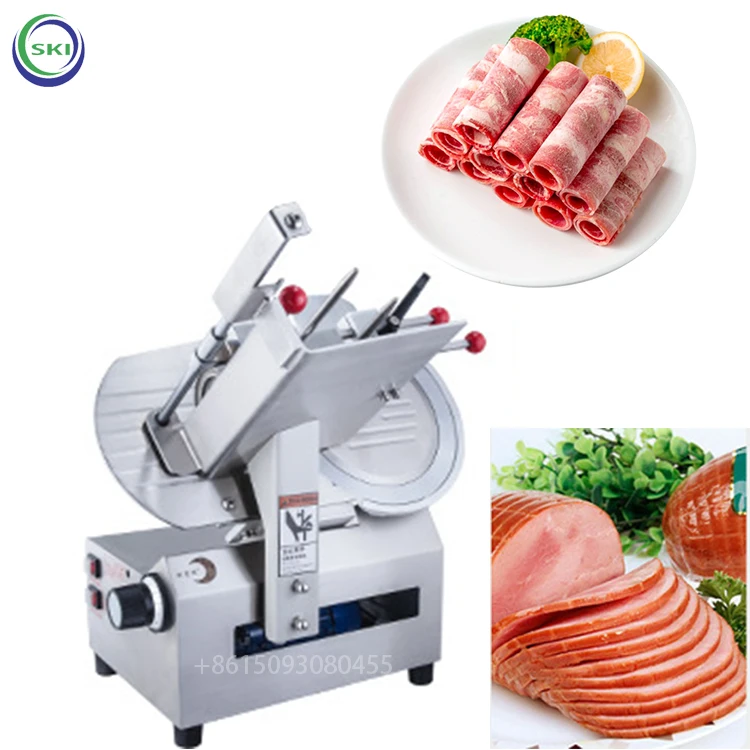 Industrial Frozen Raw Meat Grinders electric meat slicer machine pork belly slicers