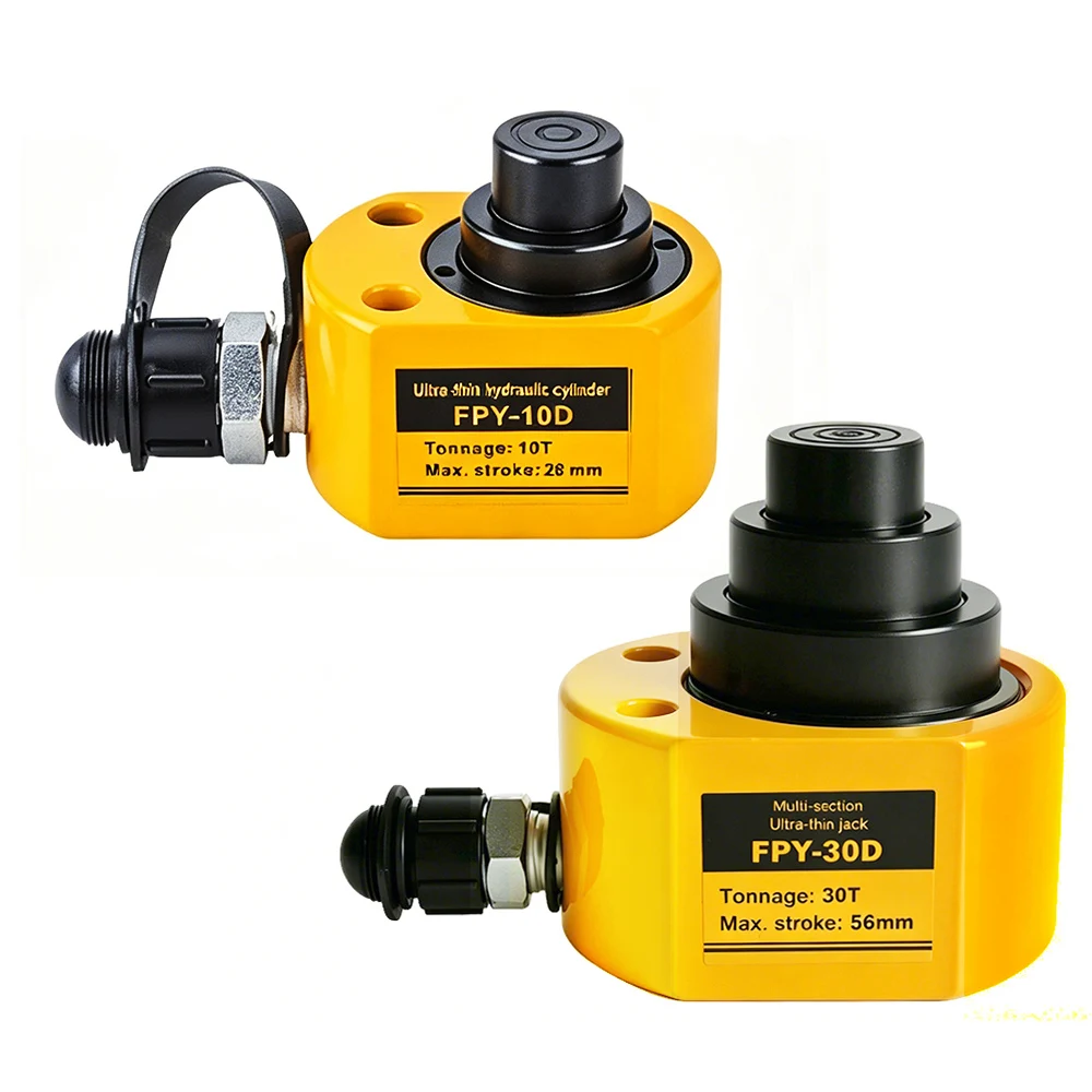 Ultra Thin Jack Cylinder /10T/20T/30T/50T Hydraulic Lifting Jack Tool Industrial Hydraulic Cylinder Compact Hydraulic Ram