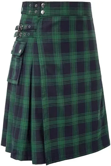 Men's traditional lattice fashion classic skirt