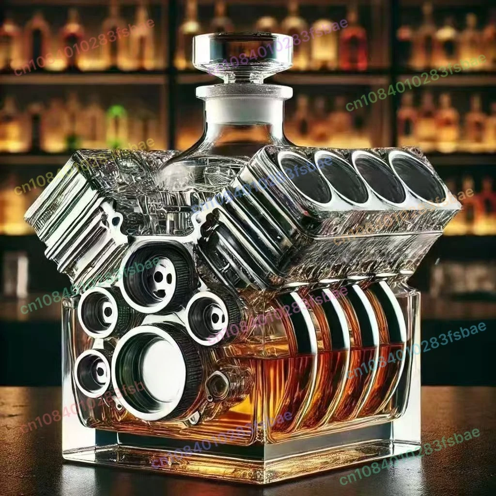 

Популярная стеклянная бутылка для виски Amazon — элегантный декоративный контейнер для спиртных напитков для домашнего бара, свадьбы и демонстрации