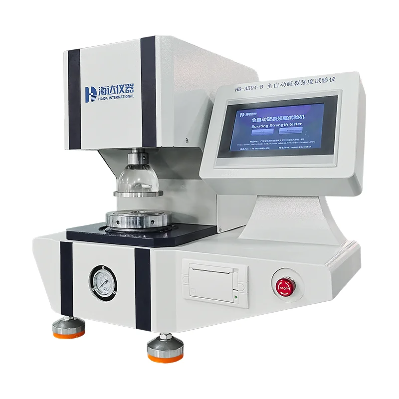 ISO Paper & Paperboard Bursting Strength Testing Machine Corrugated Paper Material Burst Pressure Test Machine Price