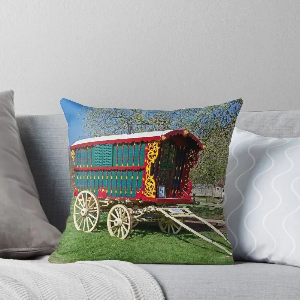 

Gypsy Caravan Throw Pillow Luxury Sofa Cushions Anime Cushion Cover Pillowcases For Pillows Pillow