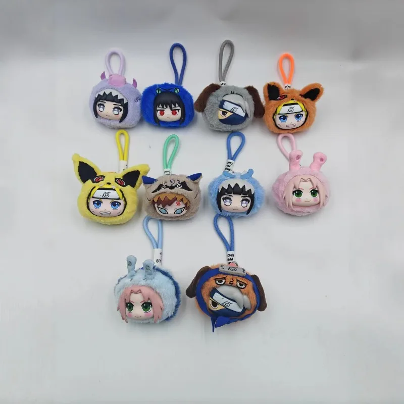 Caja misteriosa Naruto, caja ciega Naruto flurry of cute beast, juguetes de peluche para fiesta, colgantes, anillos, bolsa, accesorios colgantes