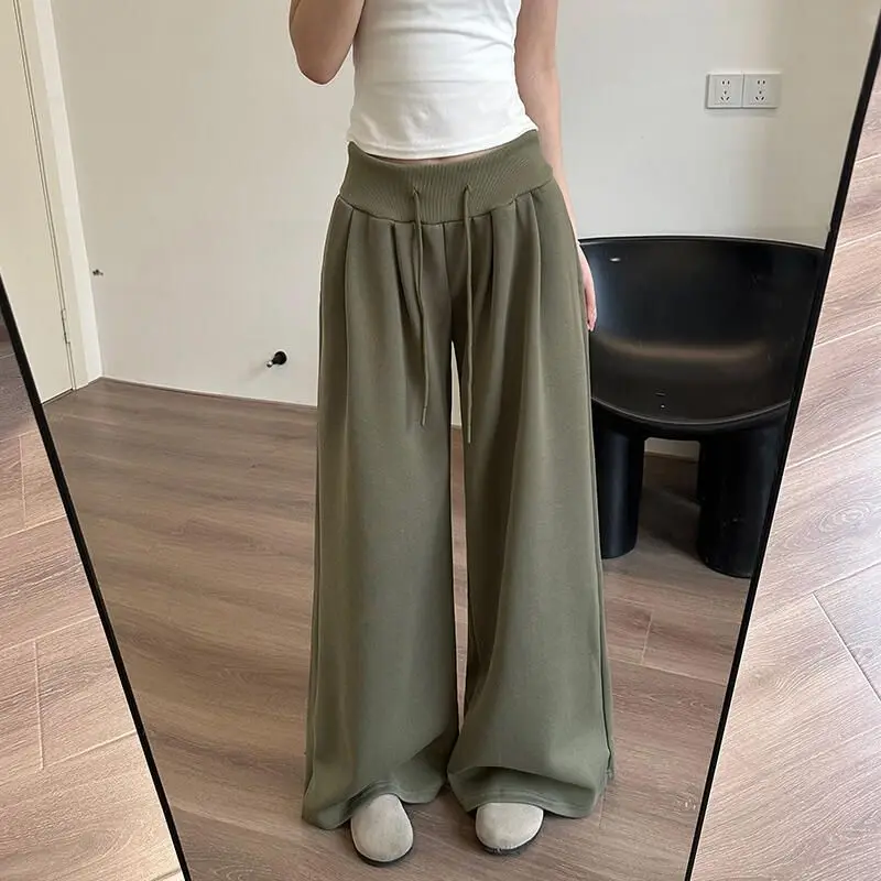 بنطال ذو قصة أرجل واسعة عطلة المرأة الشتاء مضلع ذات الطابقين أفخم Altgoth مكتب Femininas المرقعة تنقش أزرار الطبقات الرجعية #1