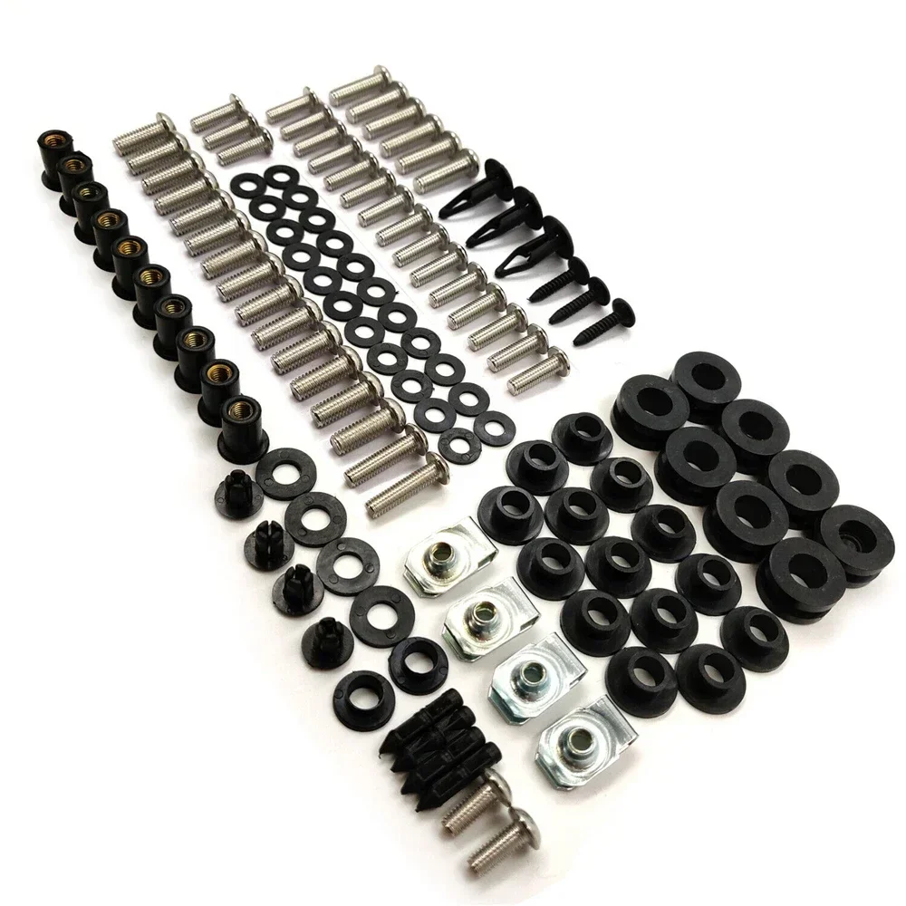 113 Pieces Complete Fairing Bolt Kit For Kawasaki Ninja 250 EX250R 2008-2012 Motorcycle Parts Body Screws