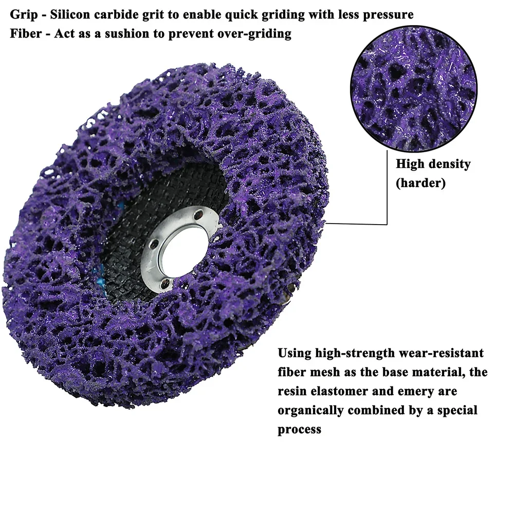 Diamond Grinding Wheel Flap Disc Abrasive Tool Poly Strip Disc Abrasive Wheel Paint Rust Remover for Angle Grinder 100/115/125mm