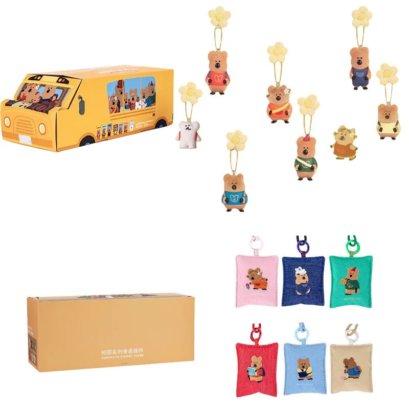 52 brinquedos daimeng mini série caixa cega figura de pelúcia anime kawaii caqui pimenta bearg caixa cega brinquedos pingente brinquedo presentes aniversário