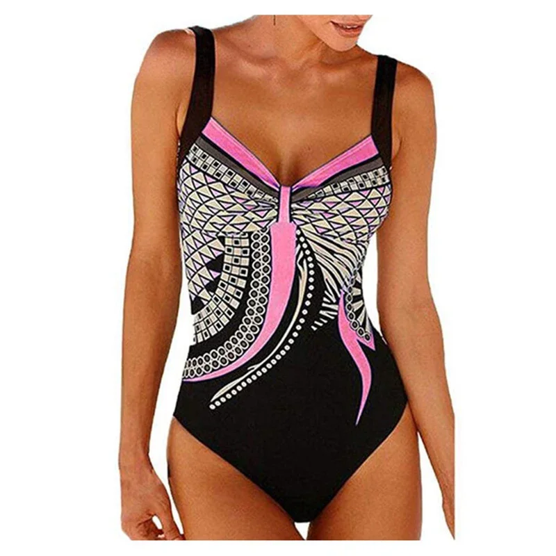 Women Swimwear One Piece Swimsuit Push Up Sexy Bathing Suit Women Swimming for Beach Wear Monokini Slim Fashion Elegant Jumpsuit