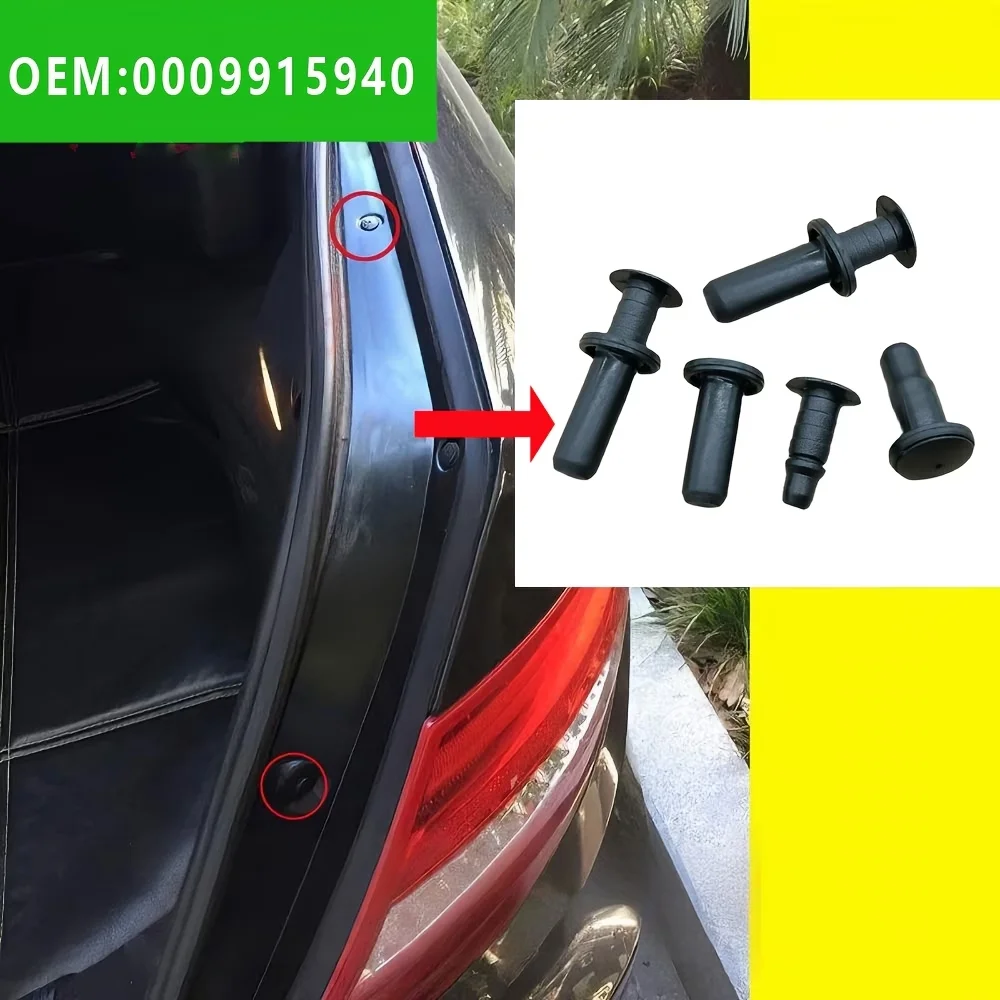 

Rubber Retainer Clips Fasteners For Mercedes A B C E S Class GLK SL Door Frame Trunk Tailgate Rain Gutter Taillight Trim Fixing