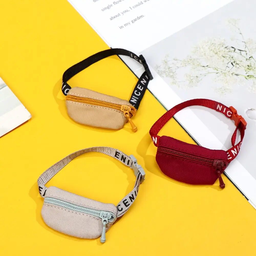 อุปกรณ์เสริมใหม่ 1/6 1/8 1/12 ตุ๊กตาอุปกรณ์เสริมกระเป๋าหนัง PU ตุ๊กตากระเป๋าเป้สะพายหลังเสื้อกั๊กกระเป๋าผ้า