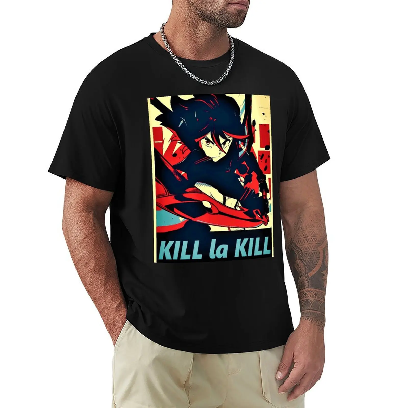 

Kill La Kill T-Shirt shirts graphic tees oversized vintage clothes aesthetic clothes plain t shirts men