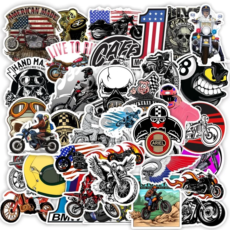 american chopper graffiti adesivos para criancas decalques faca voce mesmo skate laptop motocicleta telefone bicicleta carro brinquedo 50 pcs 01