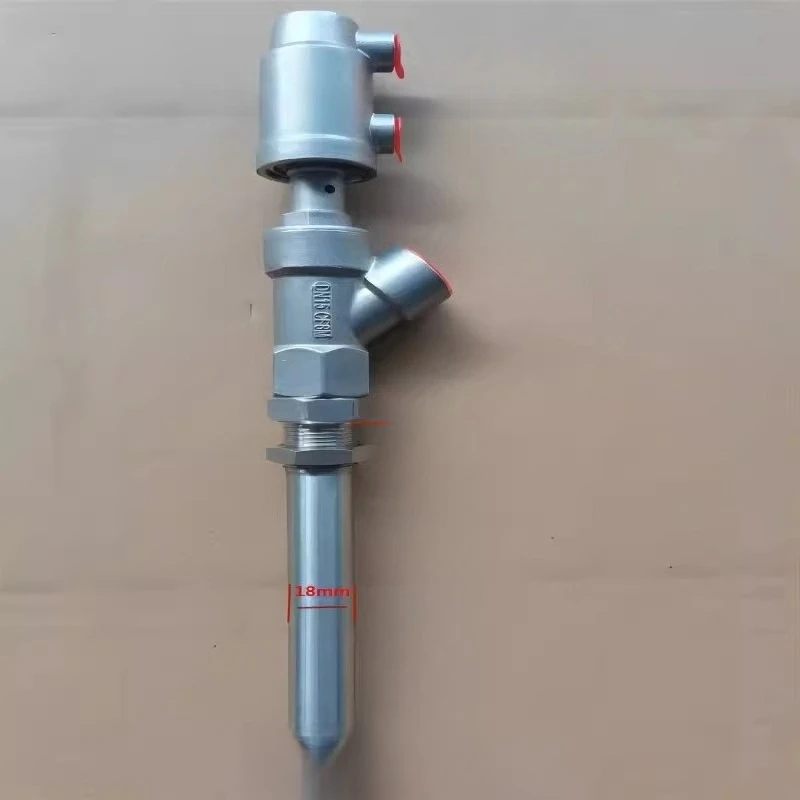 

Stainless steel 316 pneumatic filling head, double-acting free-style anti-drip feeding nozzle