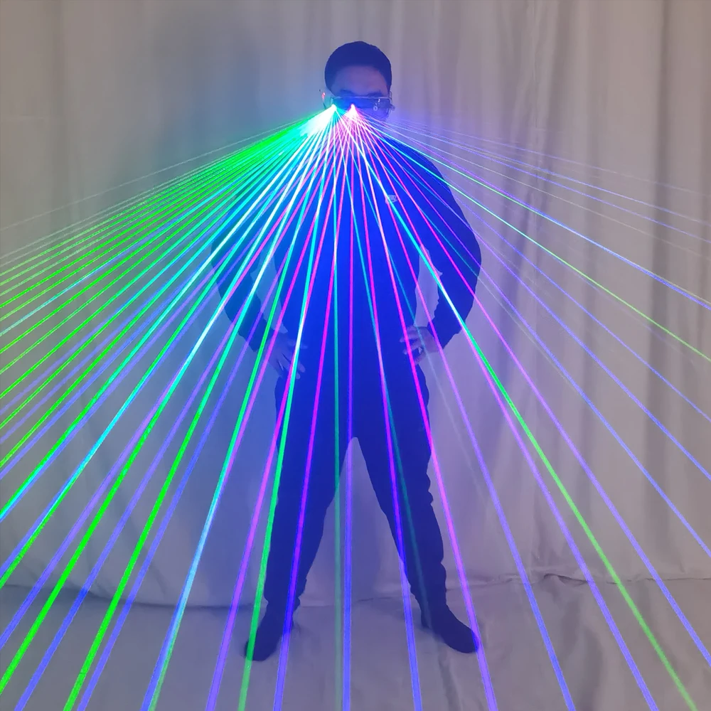 แว่นตาเลเซอร์ RGB แบบชาร์จไฟได - Event Party Dj บทวิจารณ์และราคา