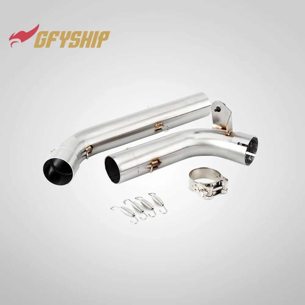 Motorcycle Exhaust Middle Link Pipe Slip-on For TRIUMPH TIGER 1050 SPORT 2013 2014 2015 2016 2017 2018 2019 2020