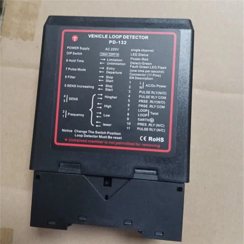 【NOW SAVE】Single Loop Detector PD132 Inductive Barrier Vehicle Loop Detector Vehicle Sensors For Barrier Gate