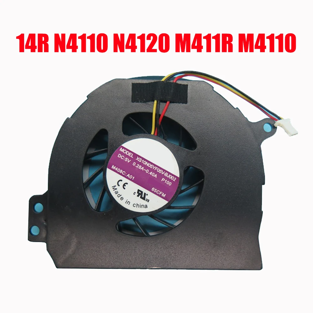 

Laptop CPU Fan For DELL For Inspiron 14R N4110 N4120 M411R M4110 V3450 XS10N05YF05V-BJ002 P100 DC5V 0.28A-0.4A