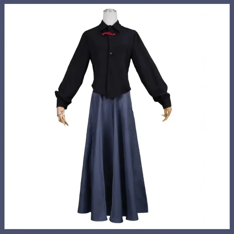 

2025 11 Аниме Бокки Рок! Yamada Ryo Косплей Костюм Черный Топы с длинными рукавами Юбка Парик Женский сексуальный повседневный костюм для отдыха и вечеринки