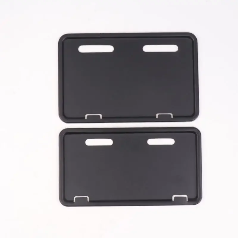 1 قطعة مركبة كهربية عالمية الحديد لوحة ترخيص حامل الإطار الغطاء الواقي دراجة نارية إطارات لوحة ترخيص #6