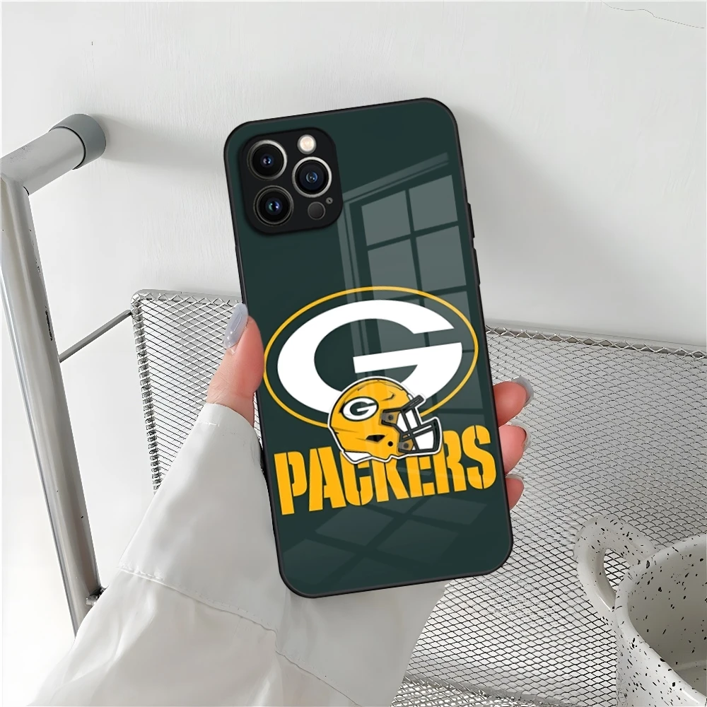 G-Green B-Bay P-Packers Phone Case for Iphone 15 14 12 11 13 Pro Max Mini X Xr Xs Se 8 Puls glass