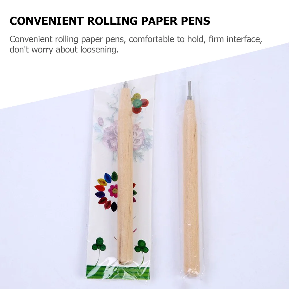 6 Pcs Quilling Pen Set Paper Craft Tool Slotted Needle Roller Diy Quilling Kits Crafts Sewing Paper Rolling Pen