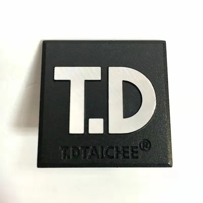 Universal TD T.D.Taichee Aluminium Signage Sign OEM LOGO Nameplate For Audio Amplifier Speaker Loudspeaker Horn 40*40 35*35mm