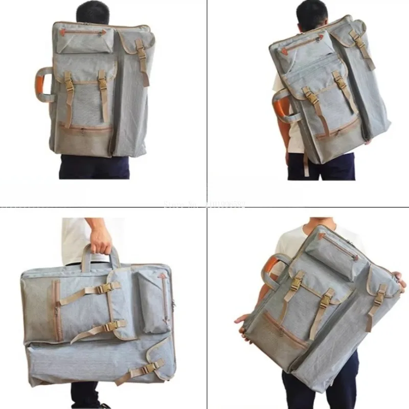 

4K Drawing Board Bag Children's Drawing Tool Casual Canvas Art Painting Bag DIY Outdoor Sketching Storage Examination Supplies