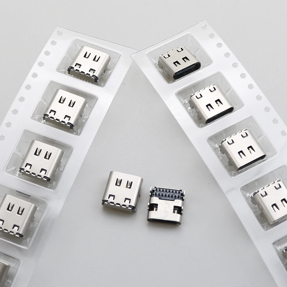 2-50pcs 16pin Micro Type-C USB Connector Port For JBL Charge 4 USB C Power Charging Jack Socket USB-C Female