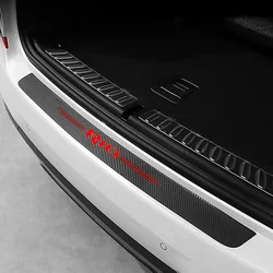 Auto Door Threshold Strip Tape Waterproof Protect Film For KIA RIO 3 4 5 Logo Rear Trunk Bumper Sill Trim Sticker Styling