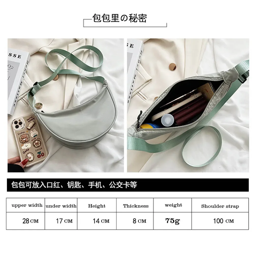 Minnie Mouse Disney Women's Small Handbag A-Z 26 English Letters Crossbody Nylon Bags For Ladies Messenger Bag Shoulder Bags