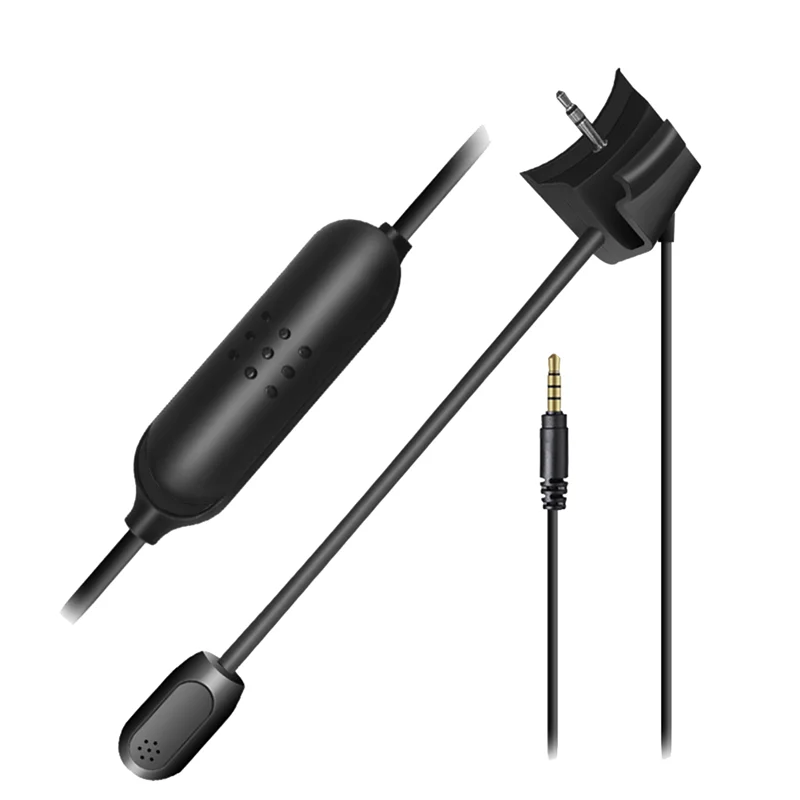 Bfylw acessórios de fone de ouvido com redução de ruído microfone plugue de 3.5mm para fones de ouvido bose qc35 qc35ii com microfone