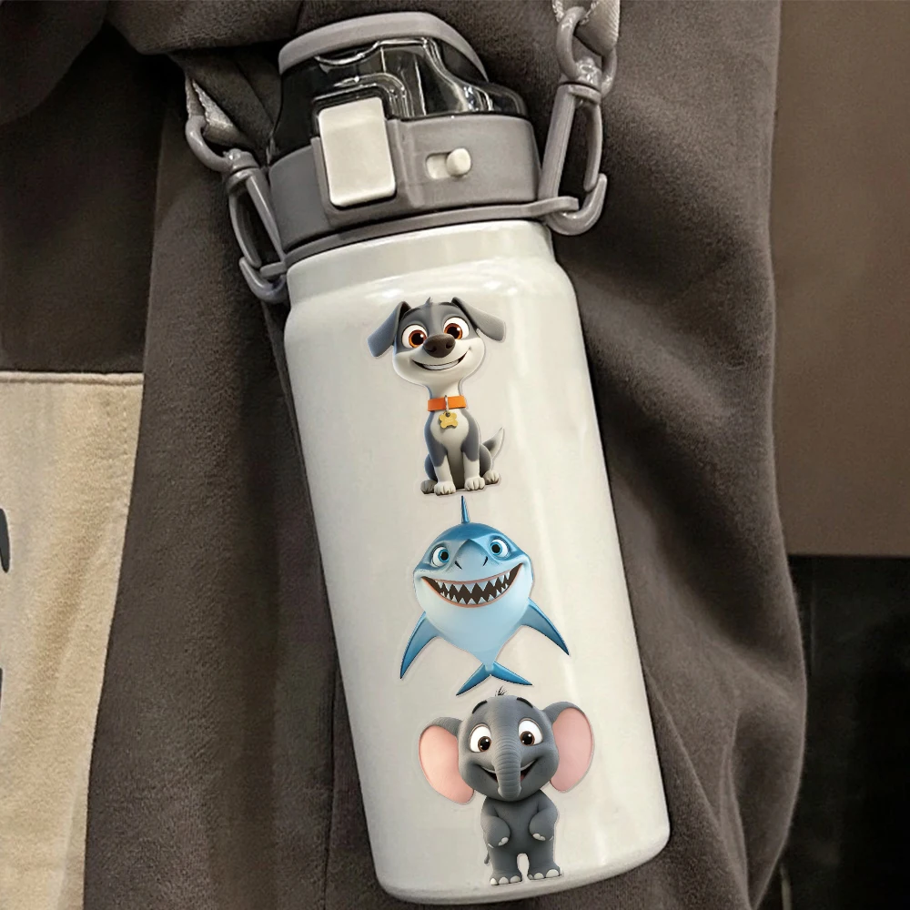 50PCS Cartoon Small Animal Graffiti Stickers Cute Handbooks DIY Phone Cases Notebook Water Cups Toy Stickers