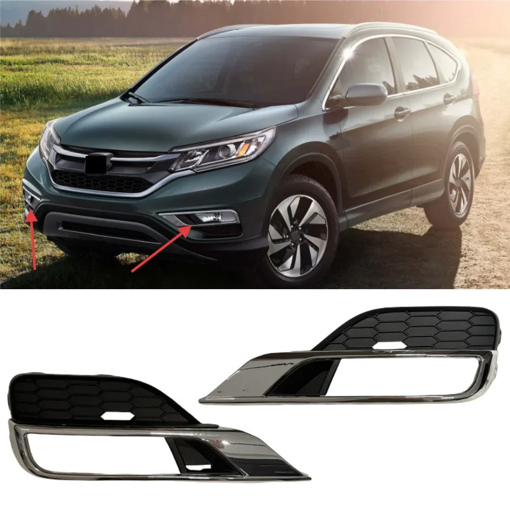 For Honda CRV 2015-2016 car front bumper fog light grille OE: 71108-T0N-T00 71103-T0N-T00