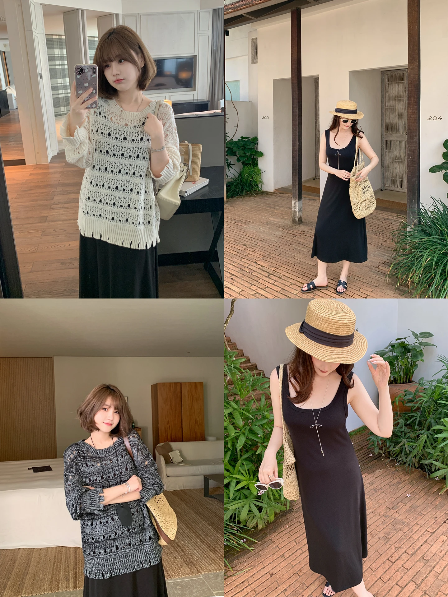 

Maxixe plus Size Women's Lazy Sle Knitted Hollow out Vest Dr Set New Arrival Comfortable Casual Spring Faion