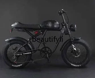 

YH Darth Vader электрический велосипед для бездорожья, небольшой ретро аккумуляторный автомобиль с регулируемой скоростью для взрослых