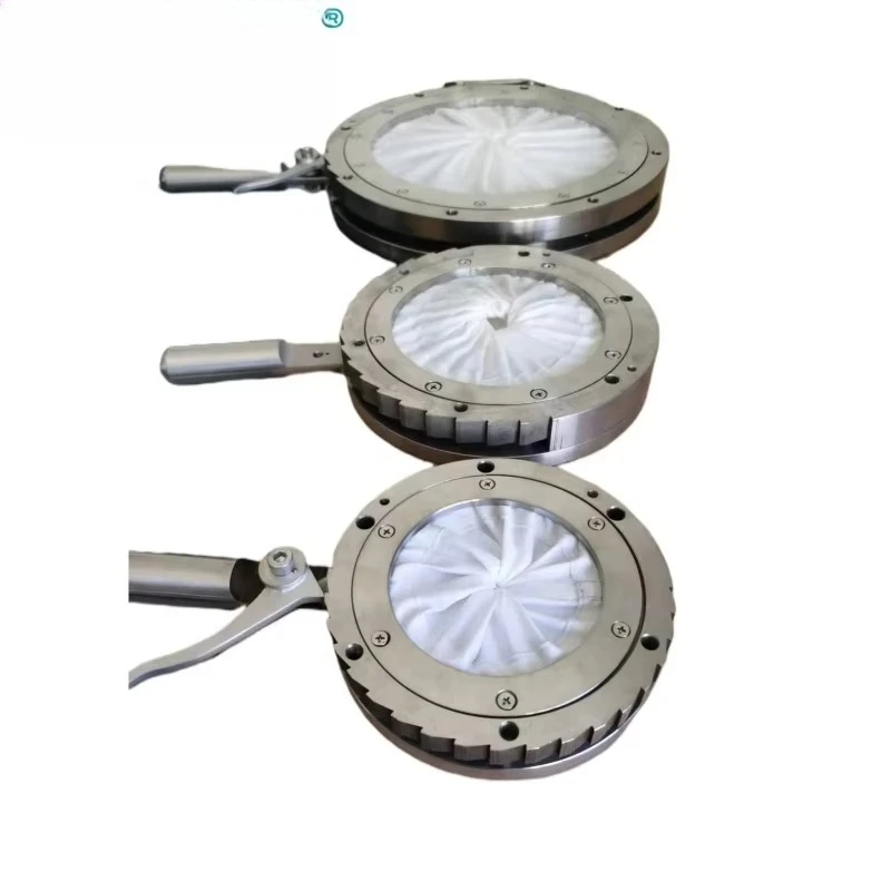 

Full Port Pneumatic Iris Valve, Vertical Gravity Flow, Instant Sampling, OEM Flange Thread Standard