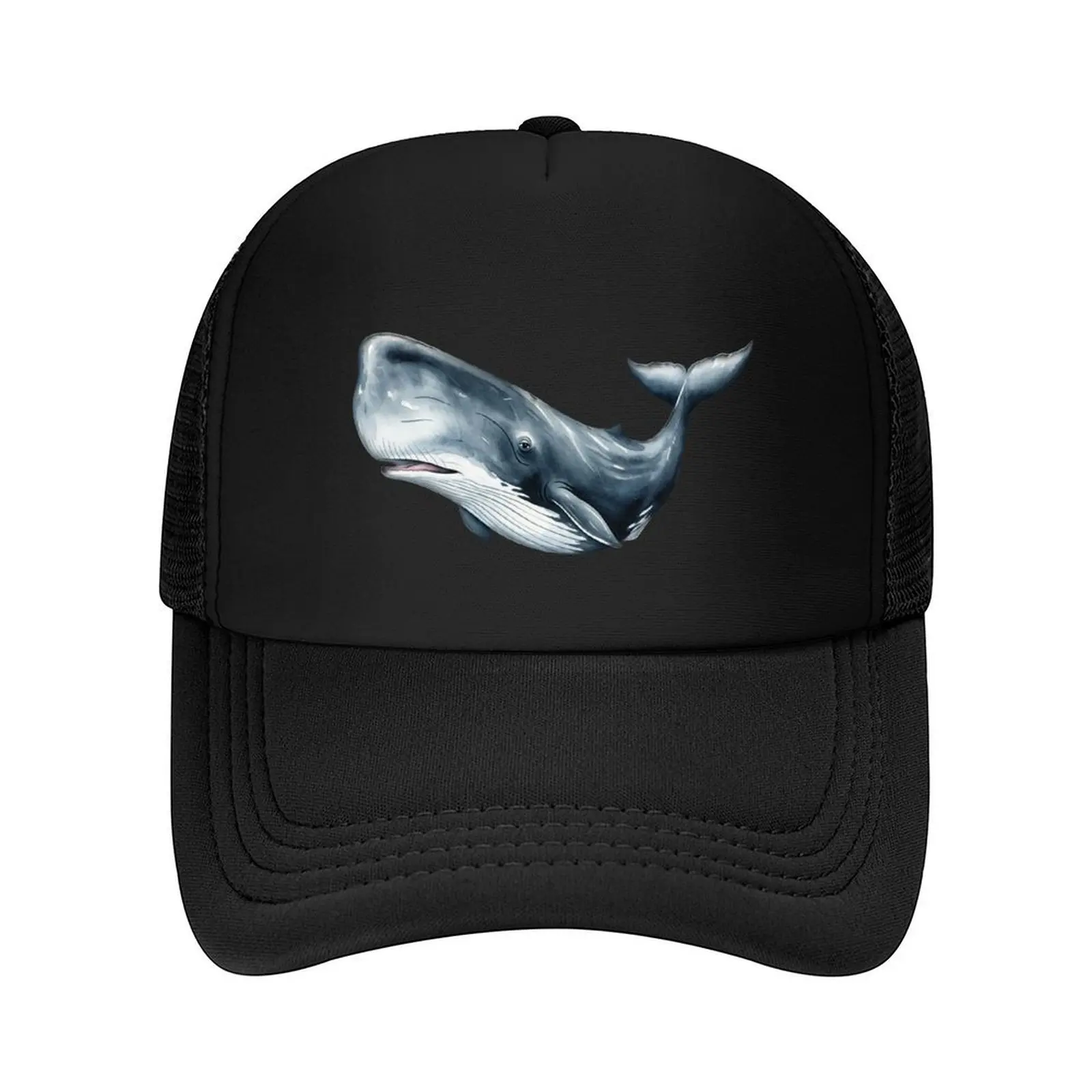 

Sperm Whale Baseball Cap men's big size hat sun hat fun hats Sunscreen Women's Hats Men's