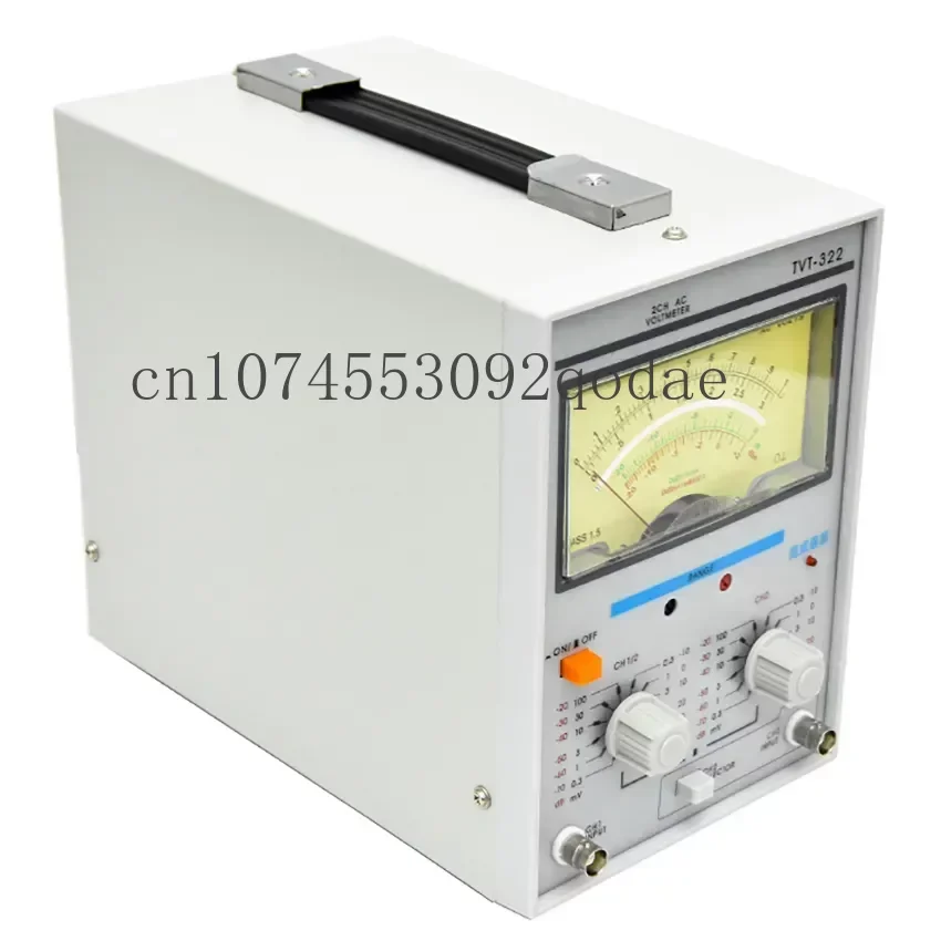 TVT-322 Dual Channel Milivoltmeter Double Needle Millivoltmeter New Design High Quality Pointer Voltage Measuring Instruments