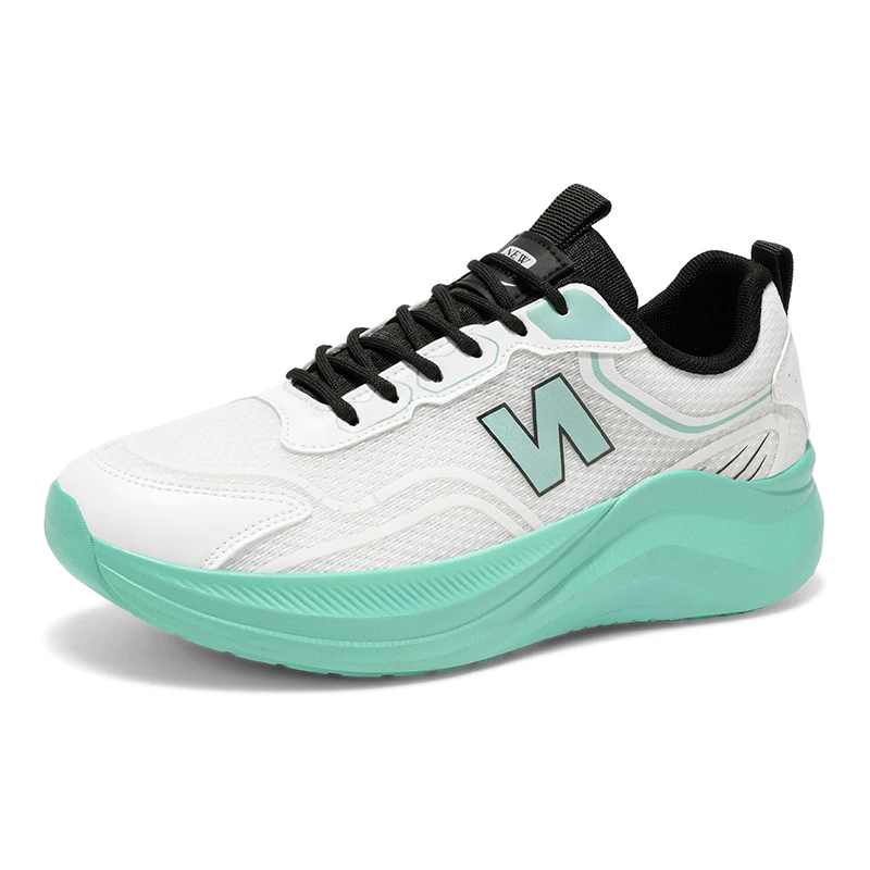 Zapatillas gruesas Retro Unisex, zapatillas informales transpirables antideslizantes para correr para hombres y mujeres, zapatillas para correr de malla transpirable