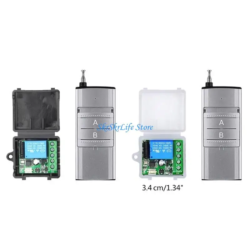 E65E 433 ميجا هرتز العالمي للتحكم عن بعد DC12V وحدات الاستقبال طقم إرسال الترددات اللاسلكية #6